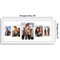 Americanflat 12x28 Collage Picture Frame - Fits One 8x10 Photo, Two 4x6 Photos, and Two 5x7 Photos or One 12x28 Photo